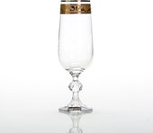 Фужеры для шампанского Клаудия 180мл, 6шт Crystalite Bohemia 40149/180/37872