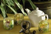 Свеча "Зелёный чай" стакан 8х7cм Bartek Candles 127061