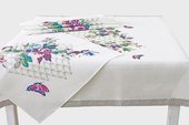 Скатерть Марракеш 95x95см + 4 салфеток 48x48см Белорусский лён 17c267/95x95/182/1