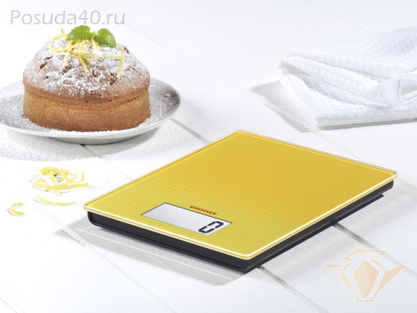 Весы кухонные электронные Soehnle City Yellow жёлтые 5кг/1гр 66190 ...