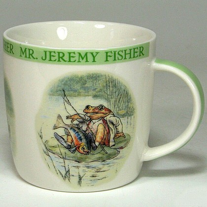 Queens by Churchill BEATRIX POTTER Кружка "Мистер Джереми Фишер", в мет. банке, форма Spice, 284мл, артикул IPET34571