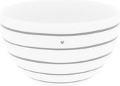 Пиала Bastion Collections White Stripes Нeart Grey LI/BO 007 GR