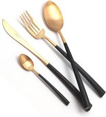 Столовые приборы, 24пр. Cutipol NOOR GOLD матовый 9282