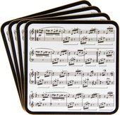 Подставки под стакан Lesser & Pavey Музыка 4шт 11x11см LP93670