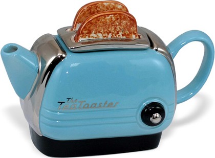Чайник заварочный "Тостер" (с надписью TeaToaster) мини The Teapottery 4463