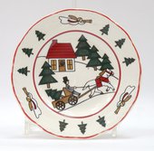 Тарелка Masons Рождественская деревенька, 15см 56533401001