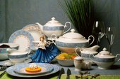 Столовый сервиз Роял Селеста 32 предмета Top Art Studio YF1213-TA