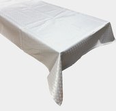 Скатерть прямоугольная Кобальтовая сетка 145x220 белая ИФЗ 14.01104.02