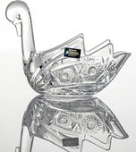 Конфетница Crystalite Bohemia Лебедь 20см 7KG13/0/99S84/190