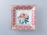 Подставка для мелочей ИФЗ Квадратная, Дивный пион, 16.4x16.4см, фарфор, подарочная упаковка 81.34212.00.1