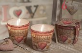 Свеча Дом милый дом, стакан Bartek Candles 5901685448208