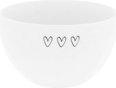 Пиала Bastion Collections White 3 Нearts Black LI/BO 006 BL