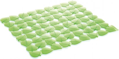 Коврик для раковины Tescoma Clean Kit, 32x28см, листочки, зелёный 900637.25