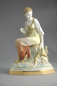 Скульптура Малахитница № 1395а, Дулёвский фарфор ДС1754