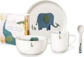 Набор детской посуды Asa Selection Kids Emma Elefant, 5предметов 38950/314