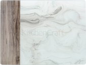 Доска разделочная стеклянная Creative Tops Мраморный мотив, 40x30см C000321