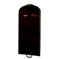 Чехол для одежды объемный Hausmann Monocolor с овальным окном и ручками 60x140x10см, коричневый HM-701403CB