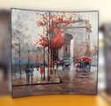 Модульная картина Top Art Studio Осень в Париже 58x58см, пара, дерево, лак WDP0265-TA