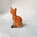 Статуэтка ИФЗ Лиса, 11.7x7см, ручная роспись, фарфор 82.01045.00.1