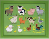 Поднос на подушке Lesser & Pavey Ферма 35x28см LP44203