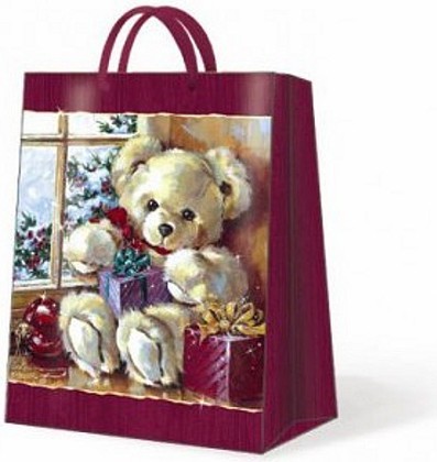 Paw SWEET TEDDY BEAR Пакет подарочный "Мишка Тэдди", 20x25x10см, артикул AGB013603