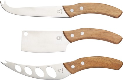 Набор ножей для сыра KitchenCraft Artesa, 3пр ARTCHEESE3PC