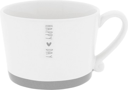 Кружка Bastion Collections White Happy Day Grey RJ/CUP 005 GR