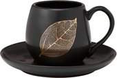 Чашка с блюдцем Ashdene Lantana Black Stone 517200