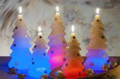Свеча Ёлочка(светодиодная) 21см Bartek Candles 5907602665888
