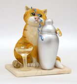 Статуэтка Enesco Время коктейля, 9см, полистоун A23825
