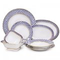 Сервиз столовый ИФЗ Молодёжная Кобальтовая сетка, 24 предмета, 6 персон, фарфор 81.20945.00.1