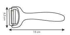 Tescoma VITAMINO Керамическая овощечистка с поперечным лезвием, ширина 6,5см, артикул 642712