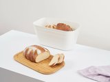 Хлебница Ambient Prime с бамбуковой крышкой, молочно-белый APR001PSWT