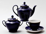 Сервиз чайный ИФЗ Весенняя, Ночка, 14 предметов, 6 персон, фарфор 81.11164.04.1