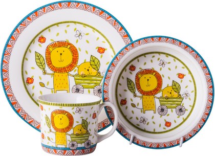 Набор детской посуды Top Art Studio Каникулы Бонифация, 3 предмета SC1062-TA