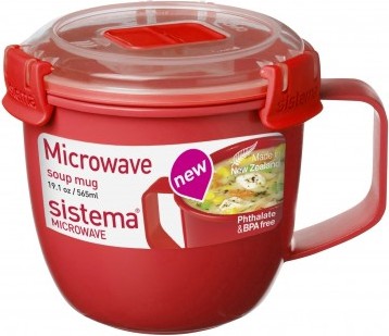 Кружка суповая Sistema Microwave, 565мл 1142