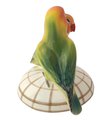 Скульптура ИФЗ Неразлучники Тропические, 16.5x13.4см, ручная роспись, фарфор 82.47415.00.1