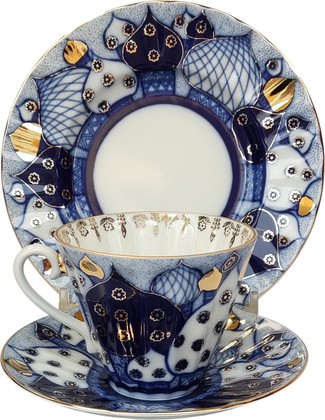 Набор чайный ИФЗ Лучистая Перезвоны, 250мл, 3 предмета, фарфор 81.13931.00.1