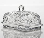 Маслёнка Crystalite Bohemia Африканская роза, 17см 5K906/1/99S85/170