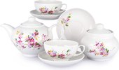 Сервиз чайный Дулёвский фарфор Дачный, Багульник, 14 предметов Д072672
