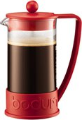 Кофейник с прессом 1.0л, красный Bodum BRAZIL 10938-294