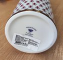 Ваза ИФЗ Цилиндрическая, Сетка-Блюз 2, 27см, настольная, фарфор 80.92726.00.1