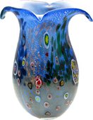 Ваза из цветного стекла 30см Top Art Studio ZB2179-TA