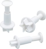 Набор штампов для украшения выпечки KitchenCraft Sweetly Does It, звёзды, 3шт KCFCSTAR3PC