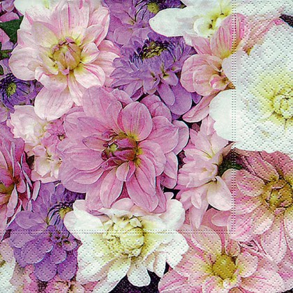 Салфетки для декупажа Paper+Design Садовые цветы, 33x33см, 20шт 21720