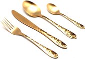 Набор столовых приборов Herdmar Atlanta Old Gold #3, 24 предмета, состаренное золото 027302476ELE13