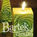 Bartek Candles SAMBA Свеча "Бутон", блок 70х70х90мм, артикул 5907602671759