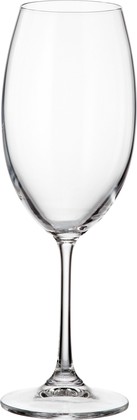 Бокалы для белого вина Crystalite Bohemia Барбара, 6шт, 400мл 1SD22/400