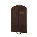 Чехол для одежды объемный Hausmann Monocolor с овальным окном и ручками 60x100x10см, коричневый HM-701003CB