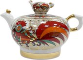 Чайник заварочный ИФЗ Семейный, Красный петух, 250мл, фарфор 80.00774.00.1